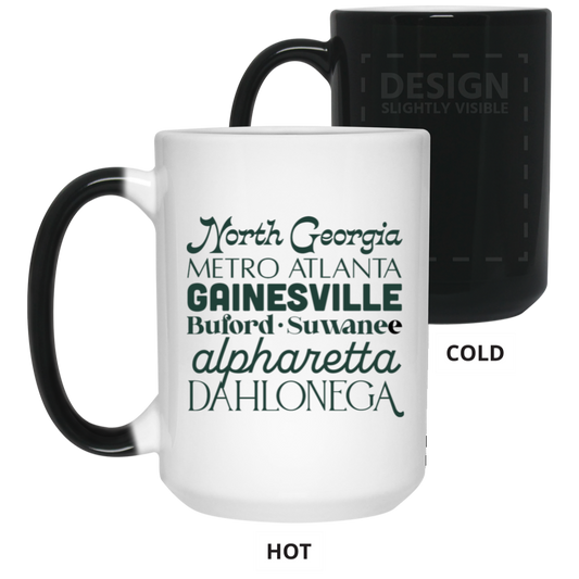 Cities 15oz Color Changing Mug