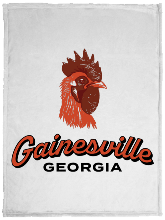 Gainesville Chicken Cozy Plush Fleece Blanket - 30x40