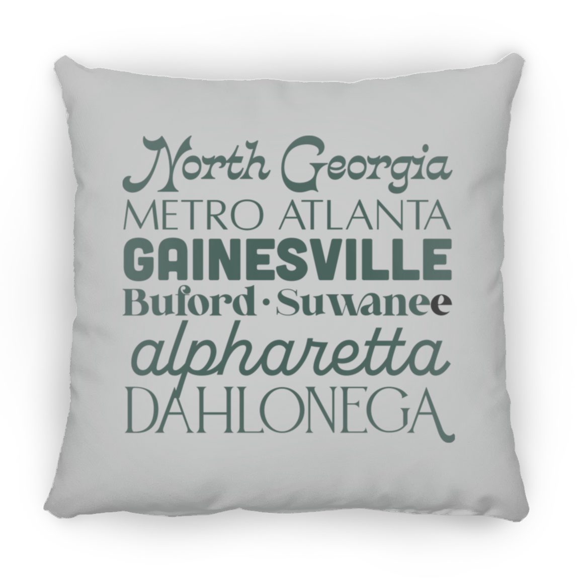 Cities Large Square Pillow