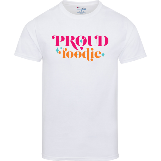 Proud Foodie Champion Adult Short Sleeve Tee