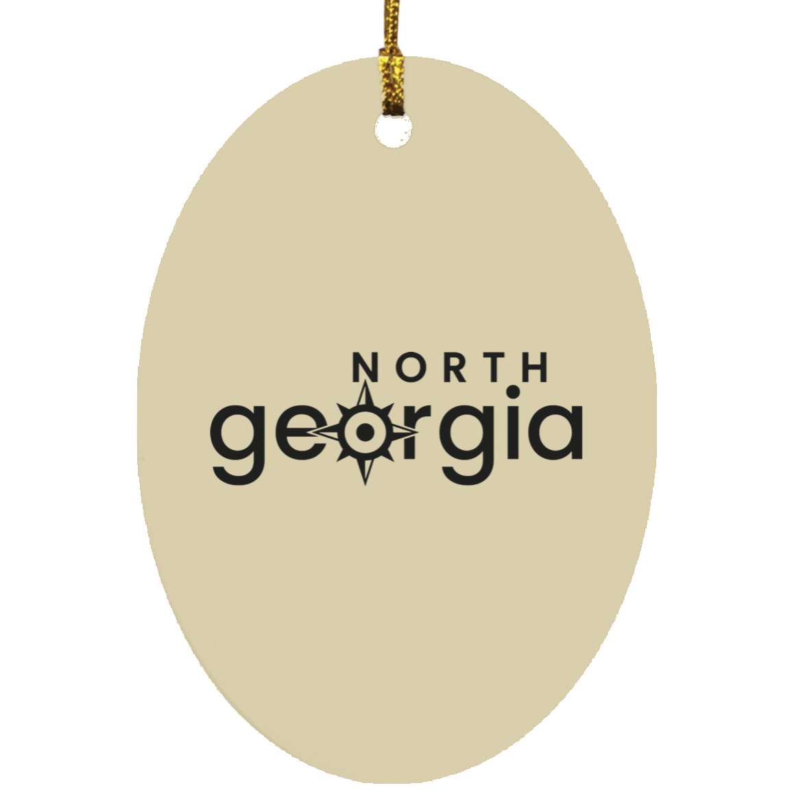 North Georgia Oval Ornament