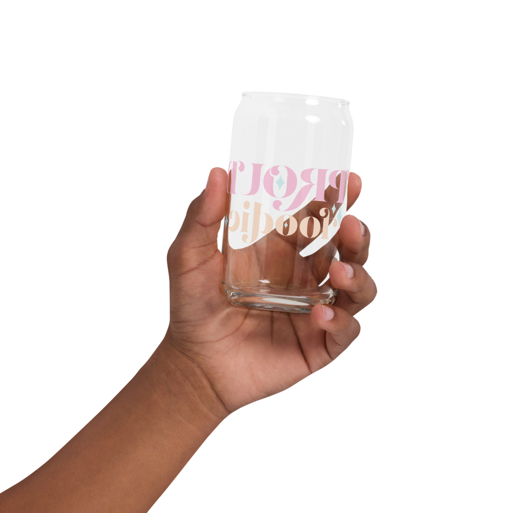 Proud Foodie Can-Shaped Glass