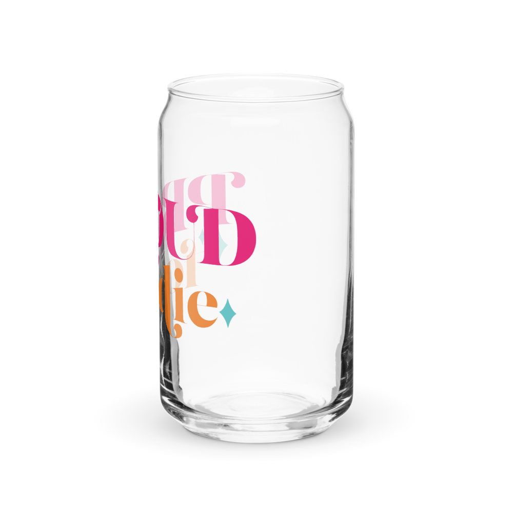 Proud Foodie Can-Shaped Glass