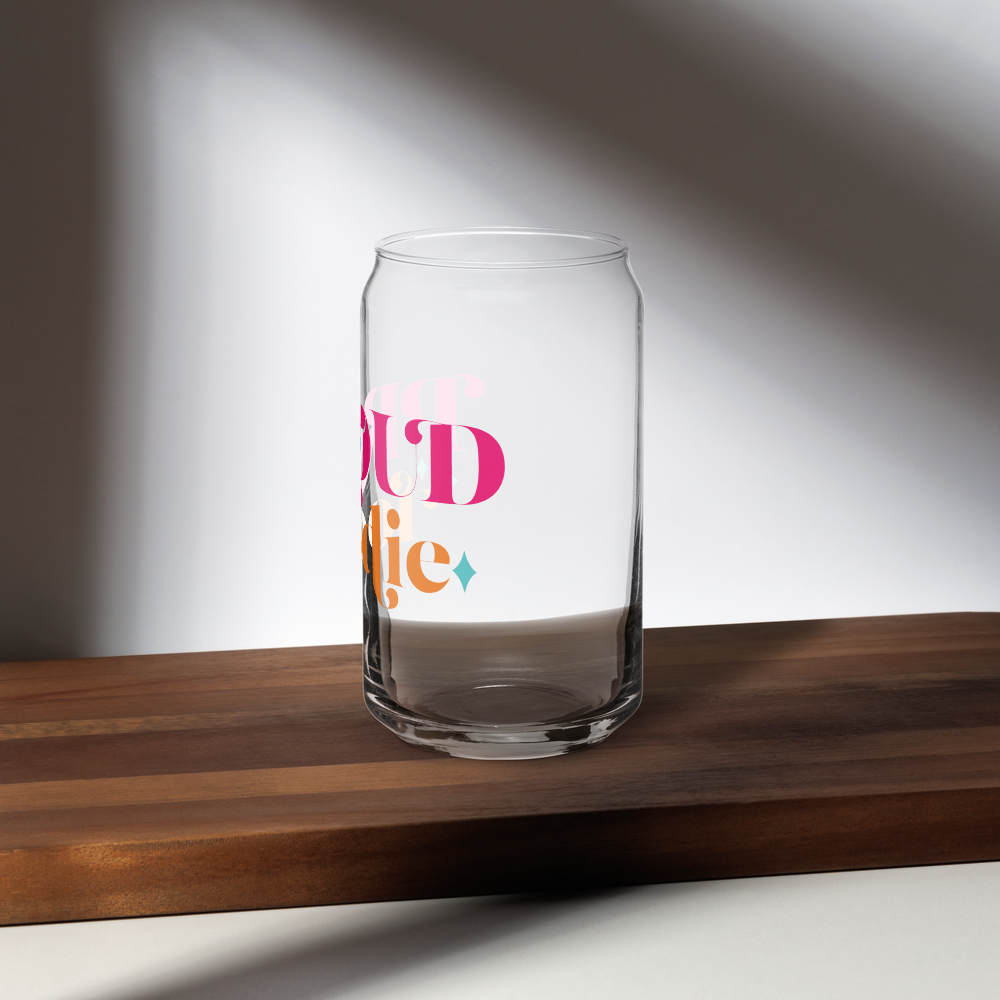 Proud Foodie Can-Shaped Glass