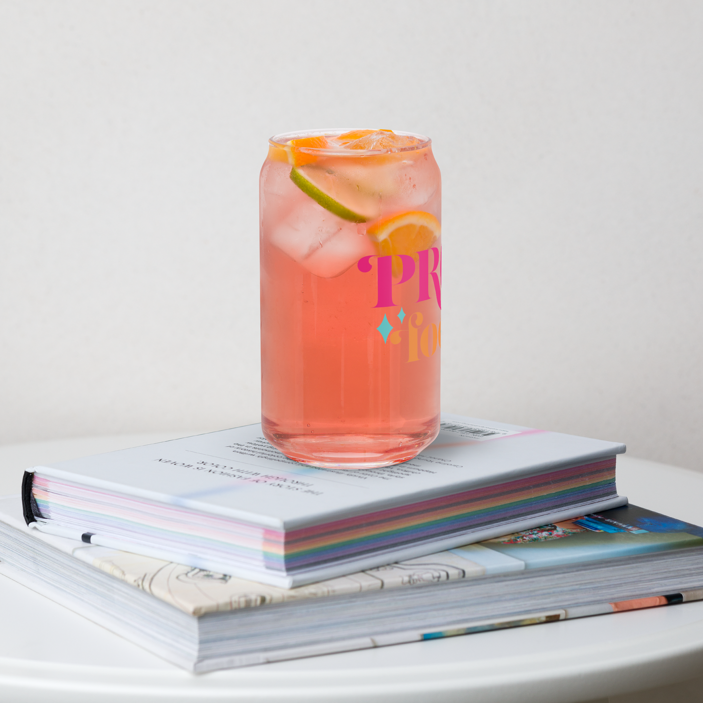 Proud Foodie Can-Shaped Glass