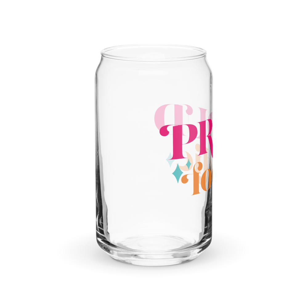 Proud Foodie Can-Shaped Glass
