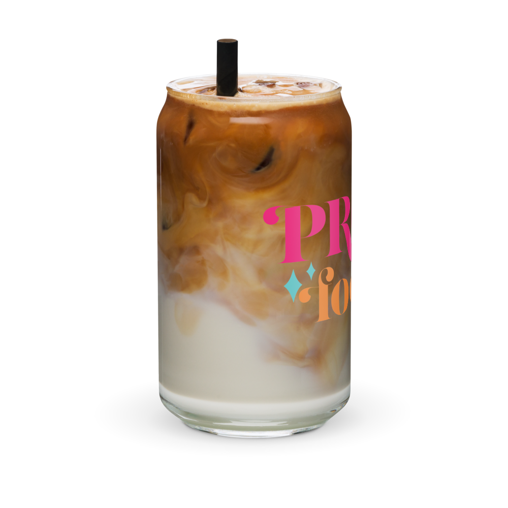 Proud Foodie Can-Shaped Glass