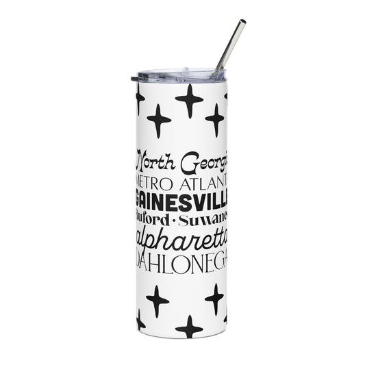 GA Cities Stainless Steel Tumbler