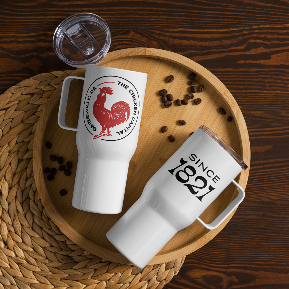 Gainesville Travel mug with a handle