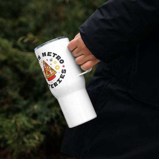 NME PIzza Travel mug with a Handle