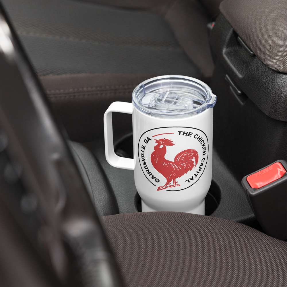 Gainesville Travel mug with a handle