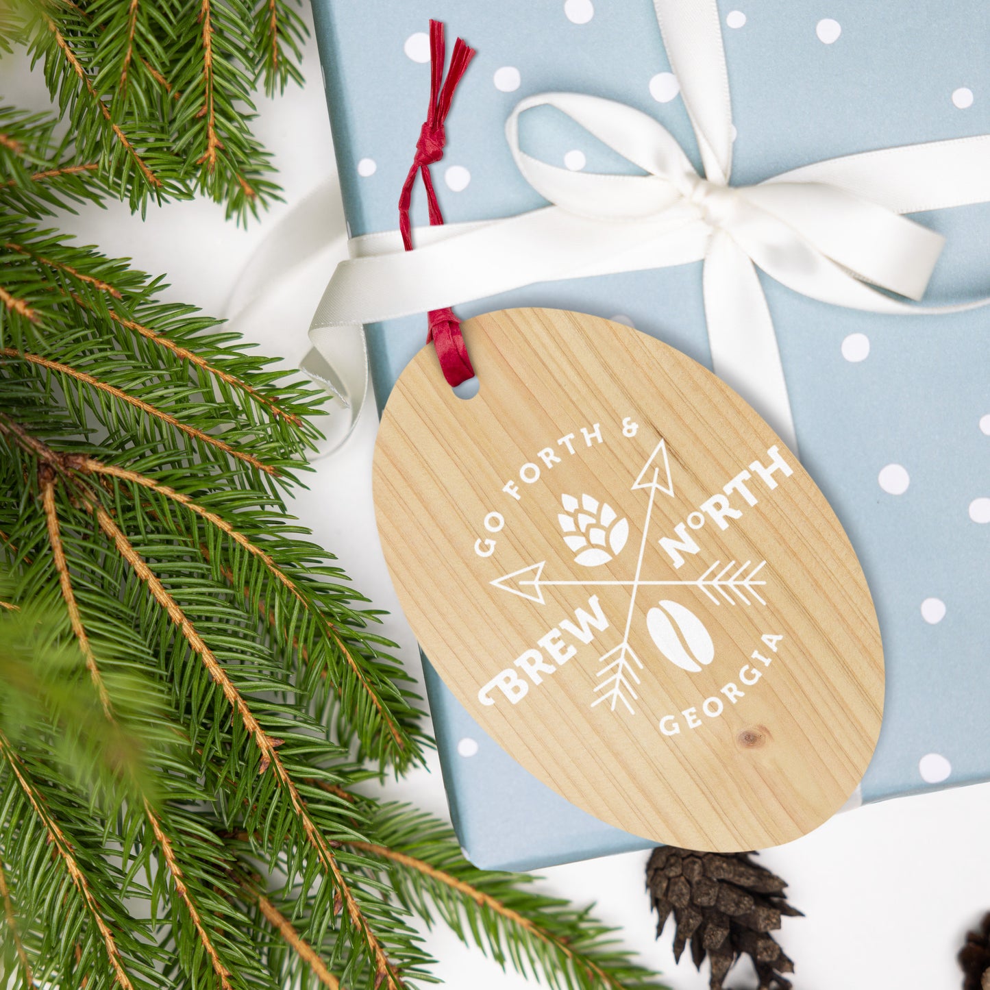 Brew North Wooden Ornament