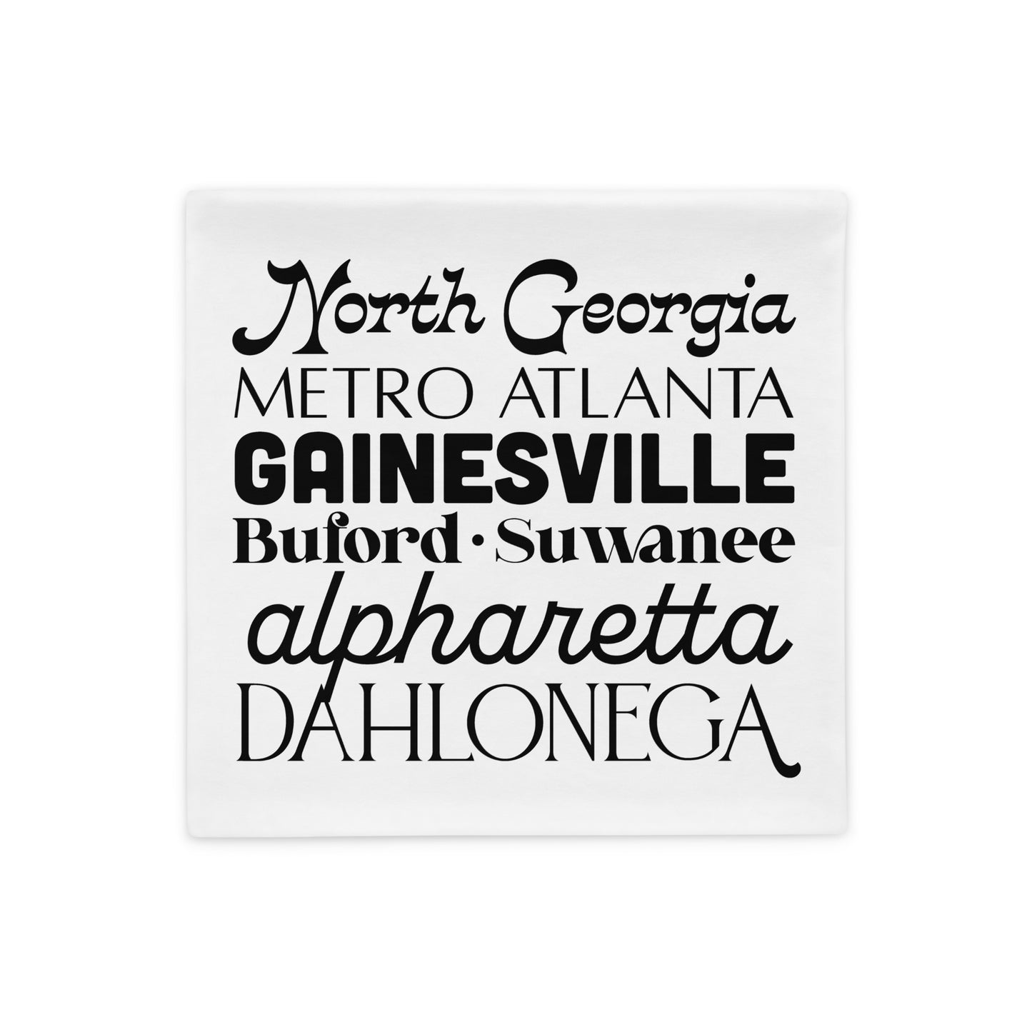 North Georgia Pillow Case