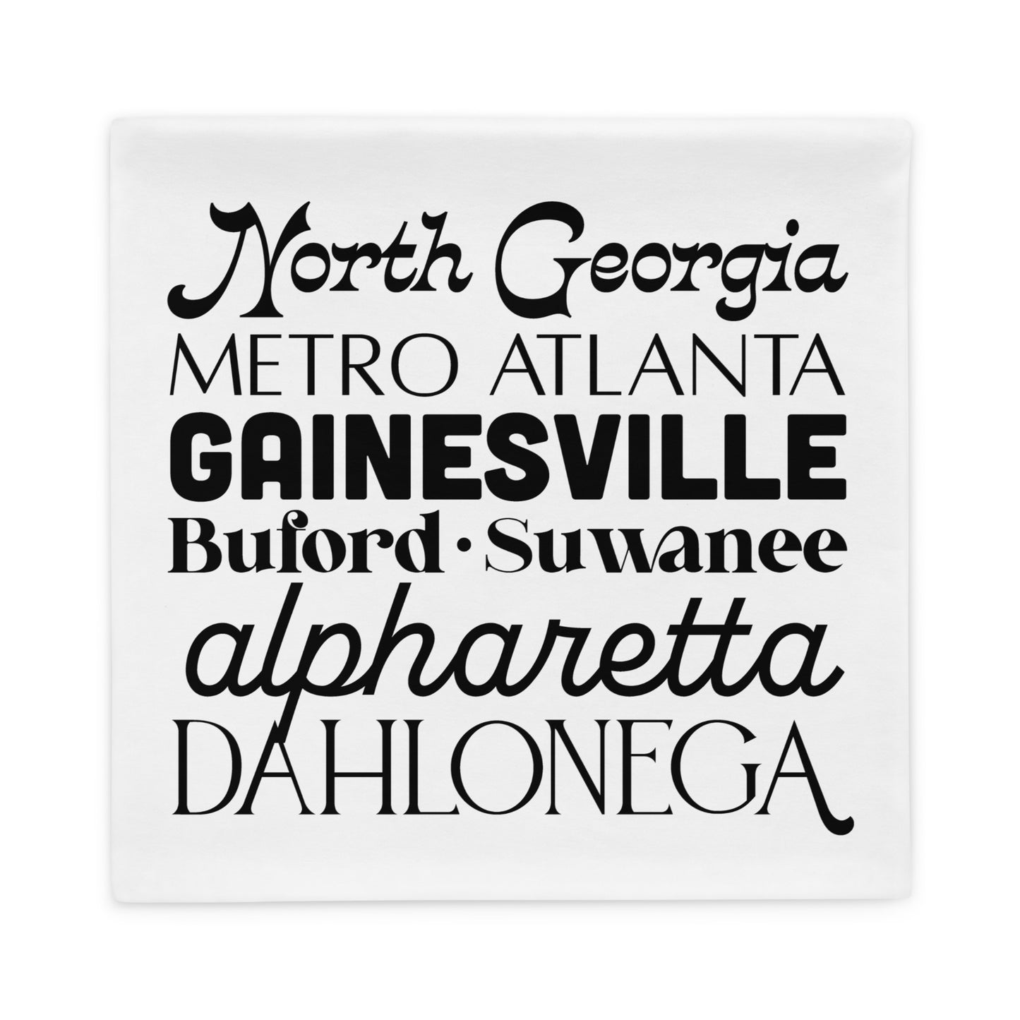 North Georgia Pillow Case