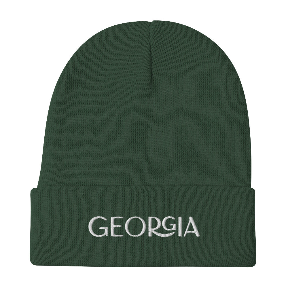 Georgia Embroidered Beanie