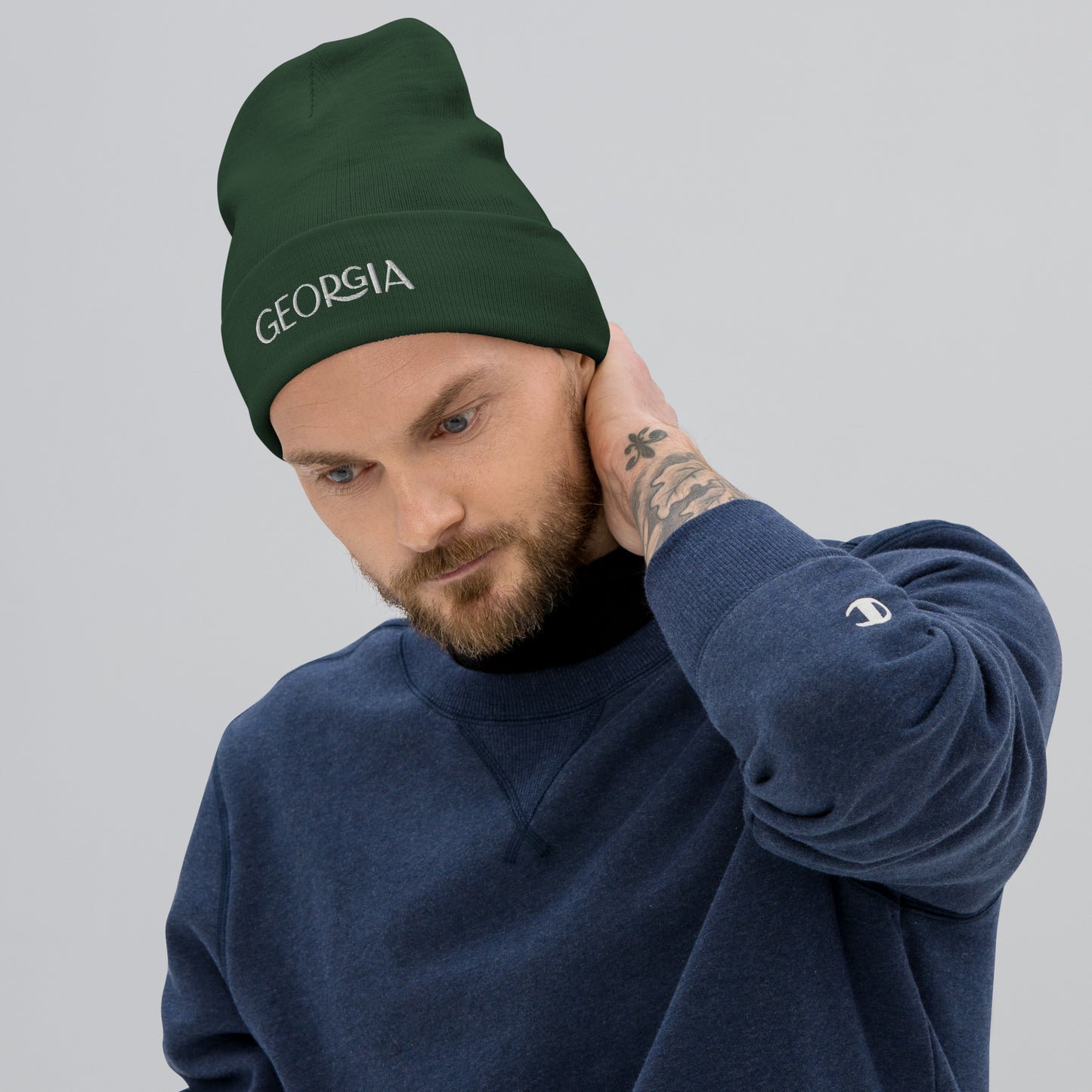 Georgia Embroidered Beanie