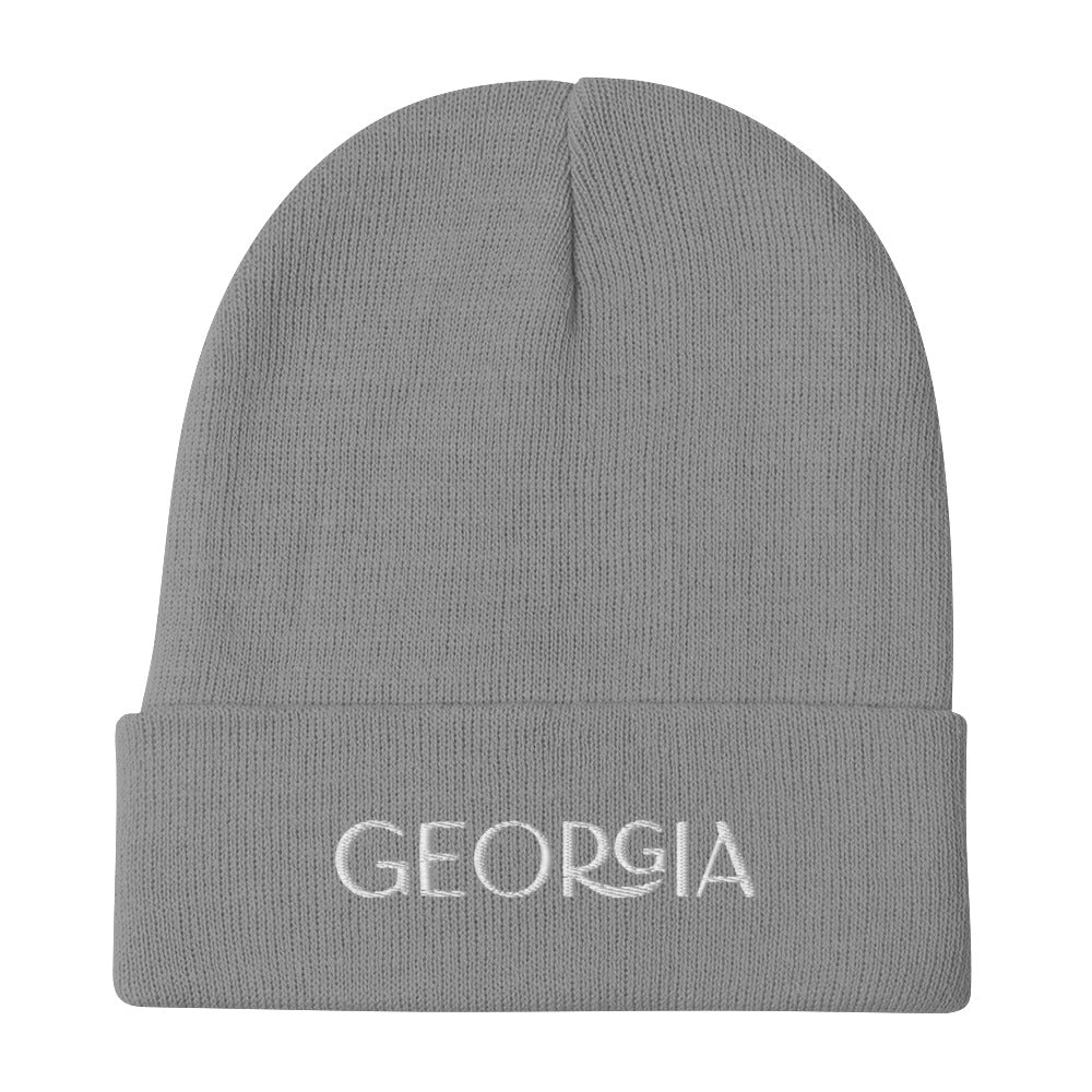 Georgia Embroidered Beanie