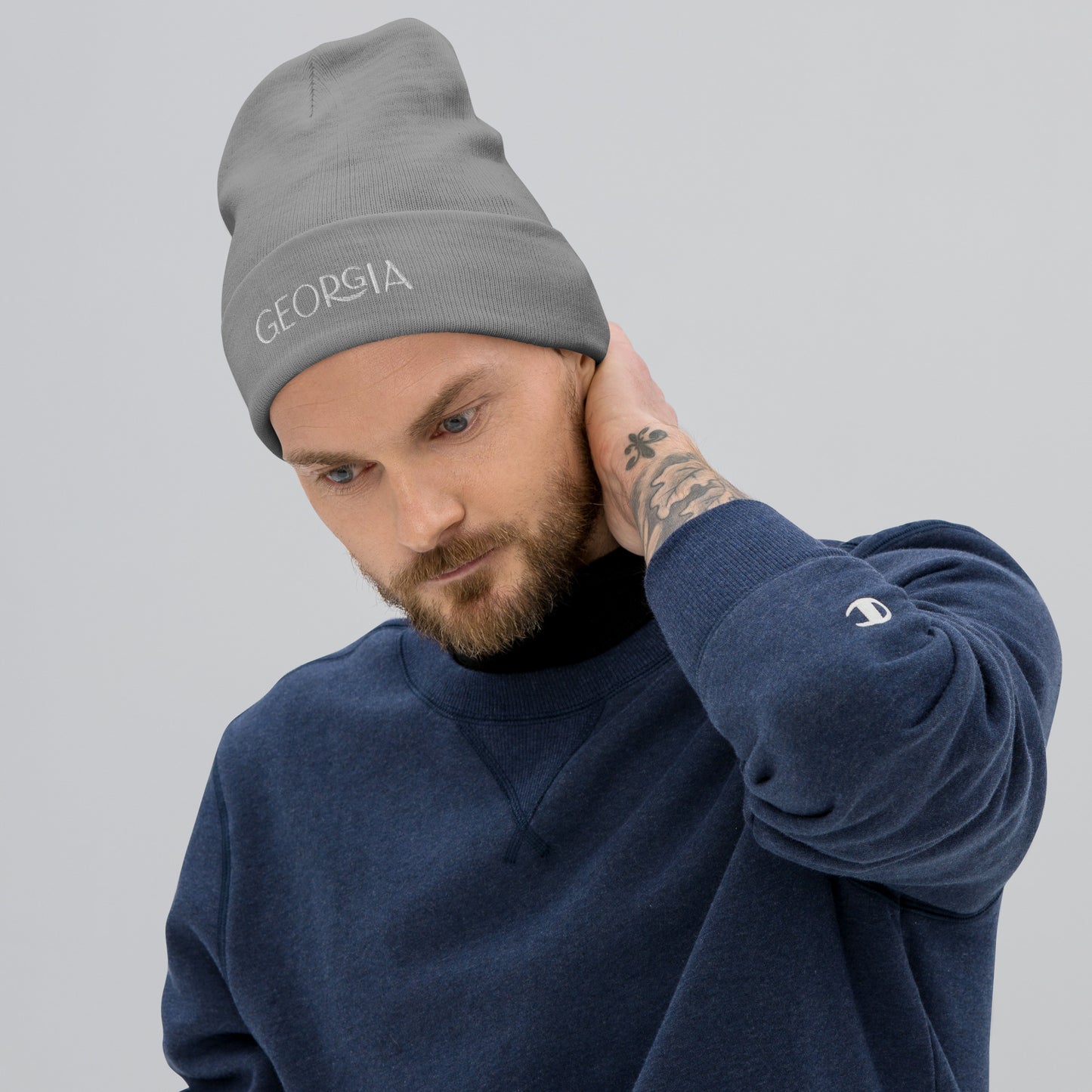 Georgia Embroidered Beanie