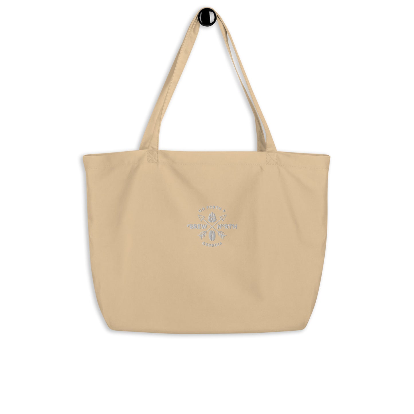 Brew North Georgia Large Organic Tote Bag