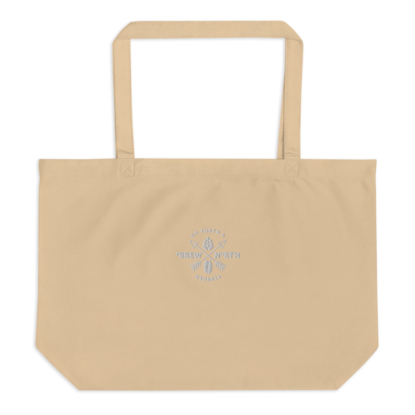 Brew North Georgia Large Organic Tote Bag