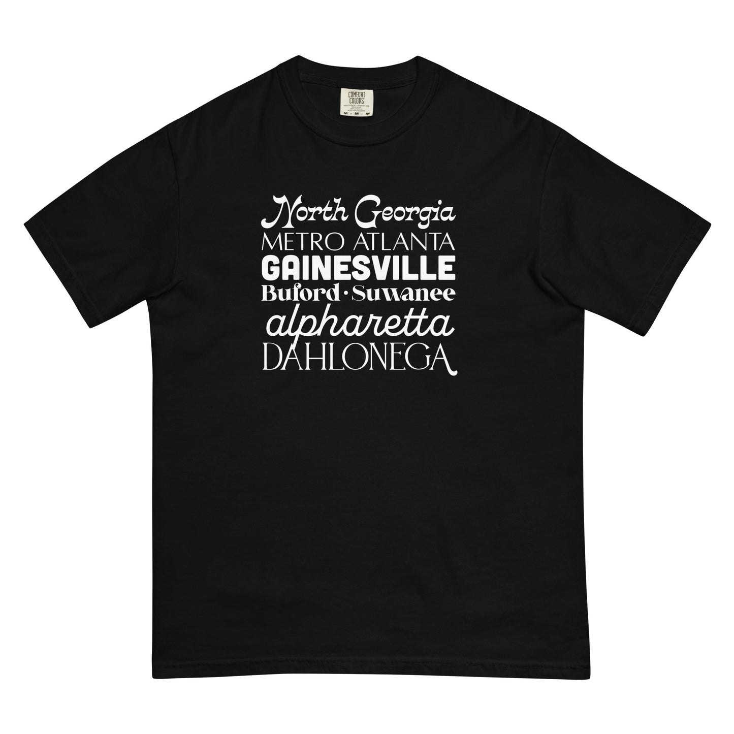 North Georgia Cities Comfort Colors Heavyweight T-Shirt