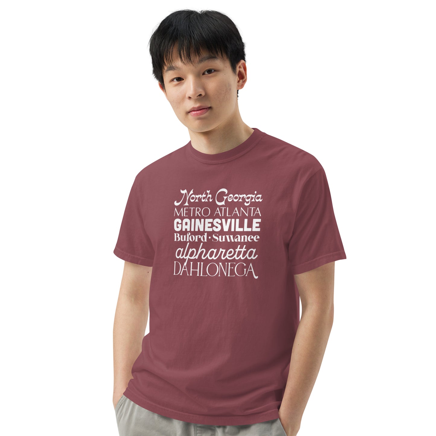North Georgia Cities Comfort Colors Heavyweight T-Shirt