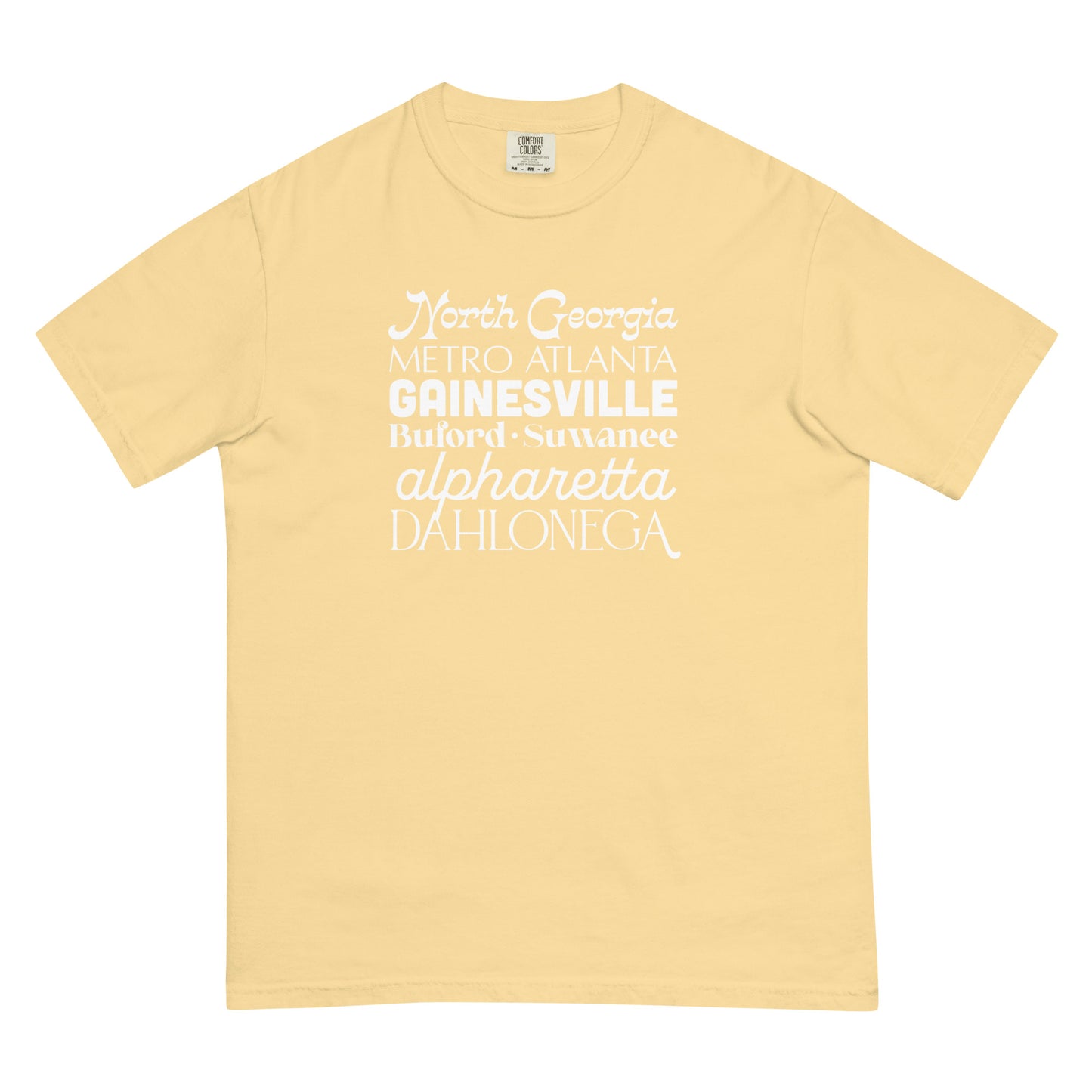 North Georgia Cities Comfort Colors Heavyweight T-Shirt