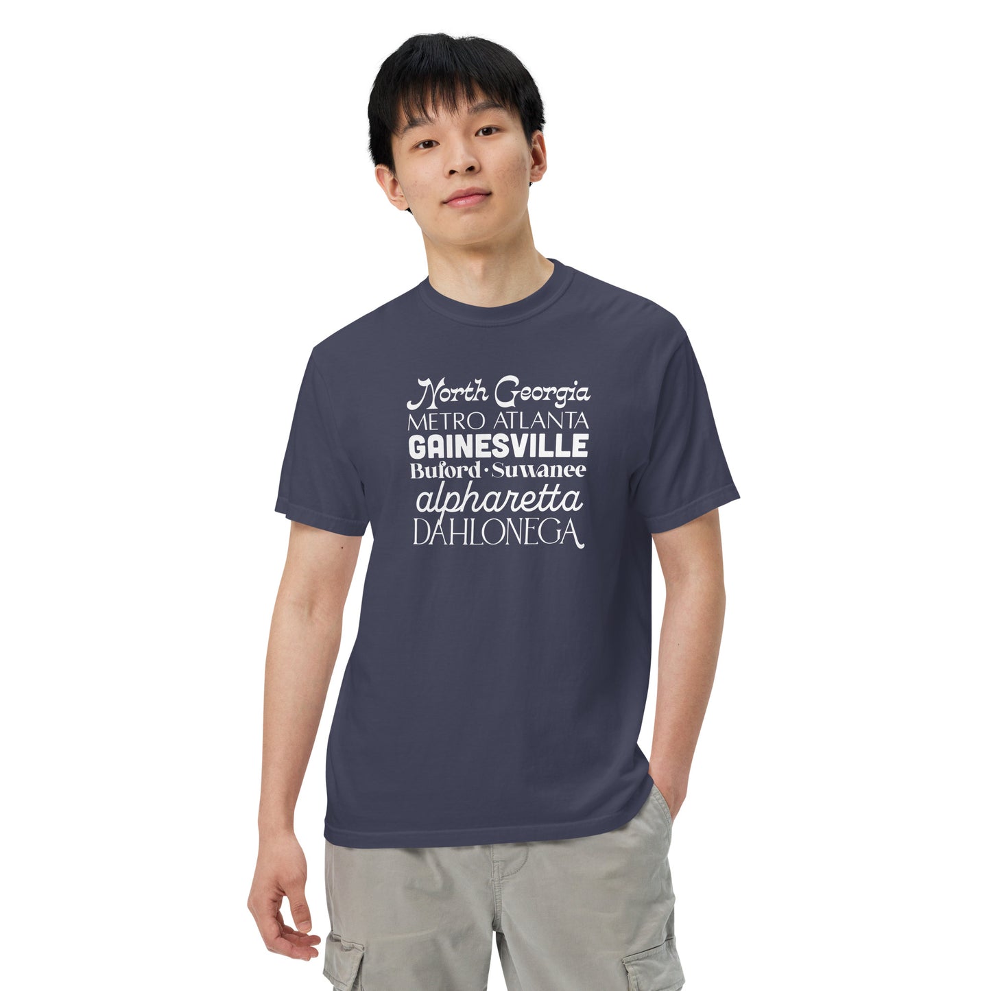 North Georgia Cities Comfort Colors Heavyweight T-Shirt