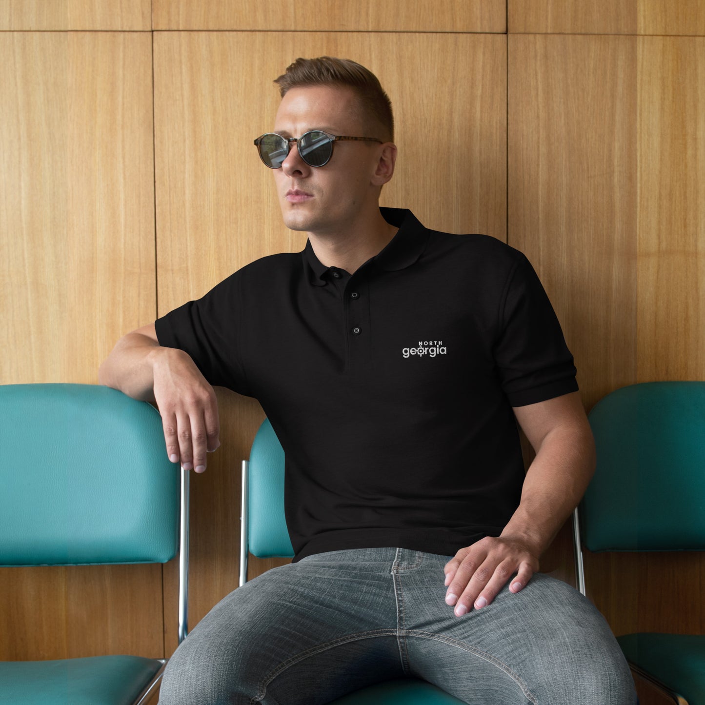North Georgia Men's Premium Polo