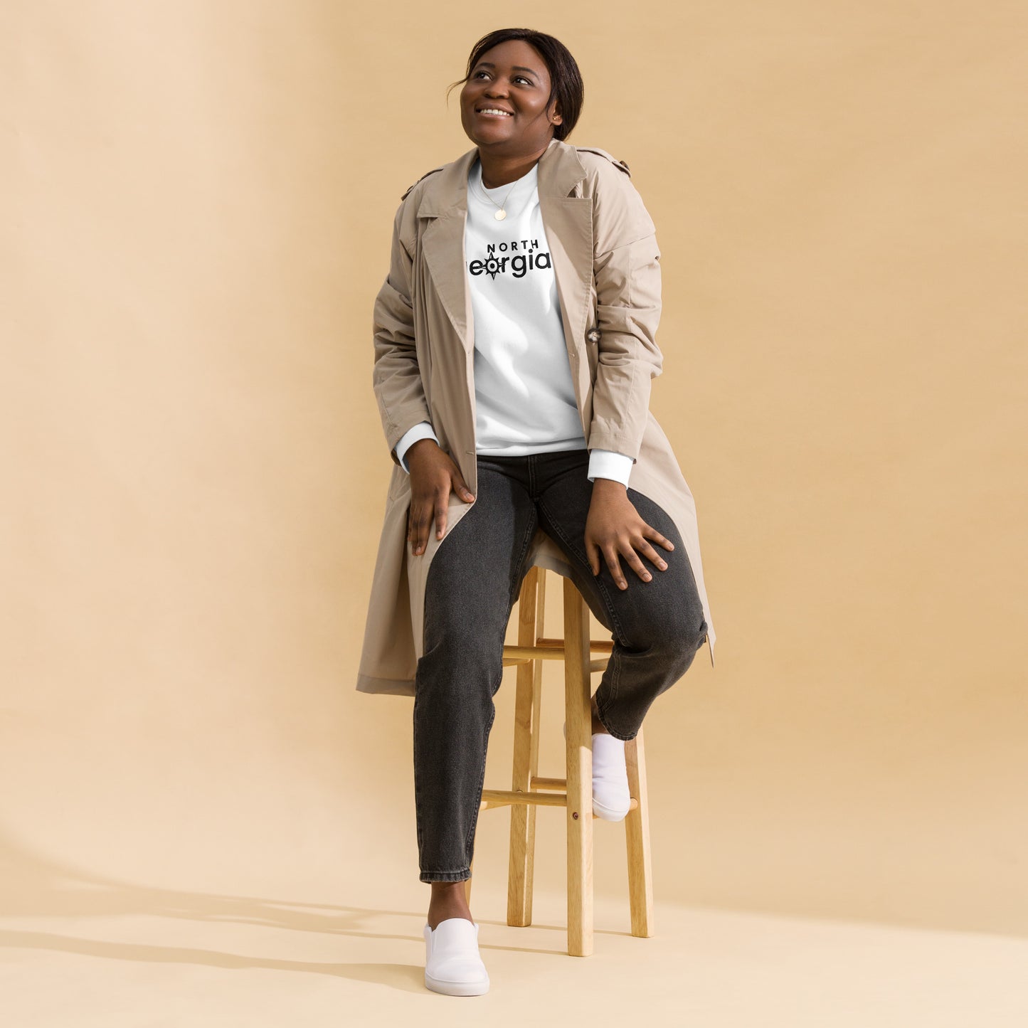 North Georgia Embroidered Unisex Premium Sweatshirt