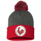 Chicken Capital Pom Pom Knit Cap - Patch