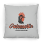 Gainesville Georgia Large Square Pillow