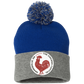 Chicken Capital Pom Pom Knit Cap - Patch