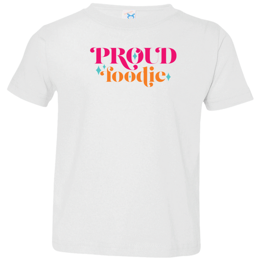 Proud Foodie Toddler Jersey T-Shirt