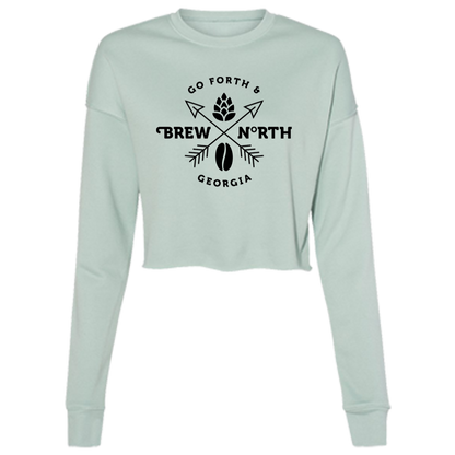 Brew North Ladies' Cropped Fleece Crew