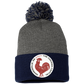 Chicken Capital Pom Pom Knit Cap - Patch