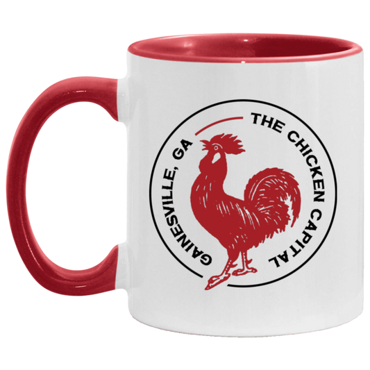 Chicken Capital 11oz Accent Mug
