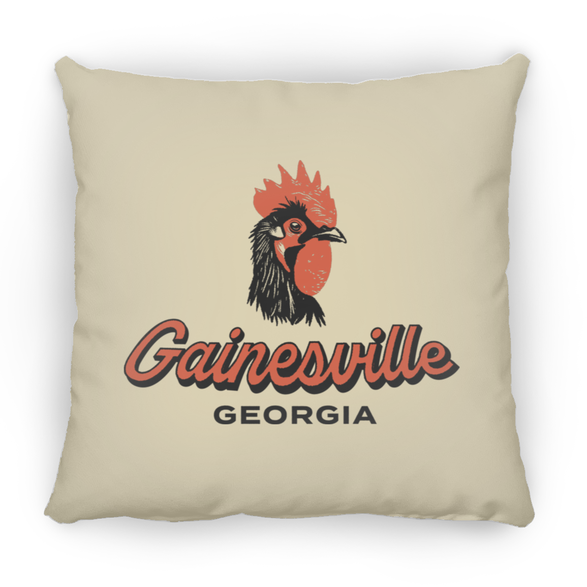 Gainesville Georgia Large Square Pillow