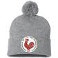 Chicken Capital Pom Pom Knit Cap - Patch