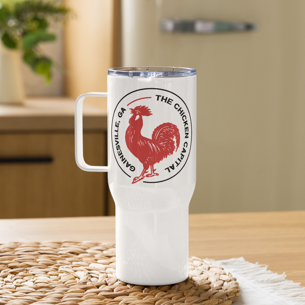 Gainesville Travel mug with a handle