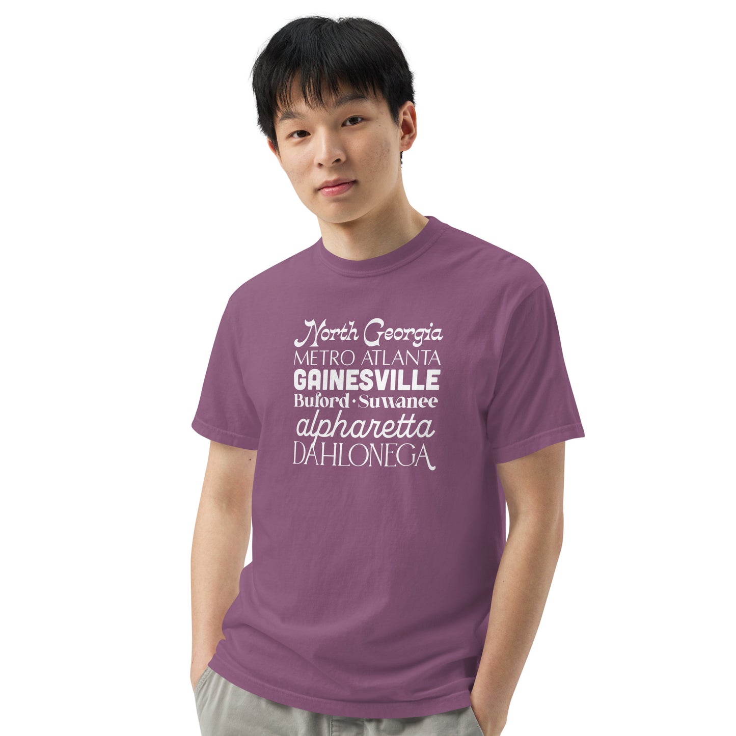 North Georgia Cities Comfort Colors Heavyweight T-Shirt